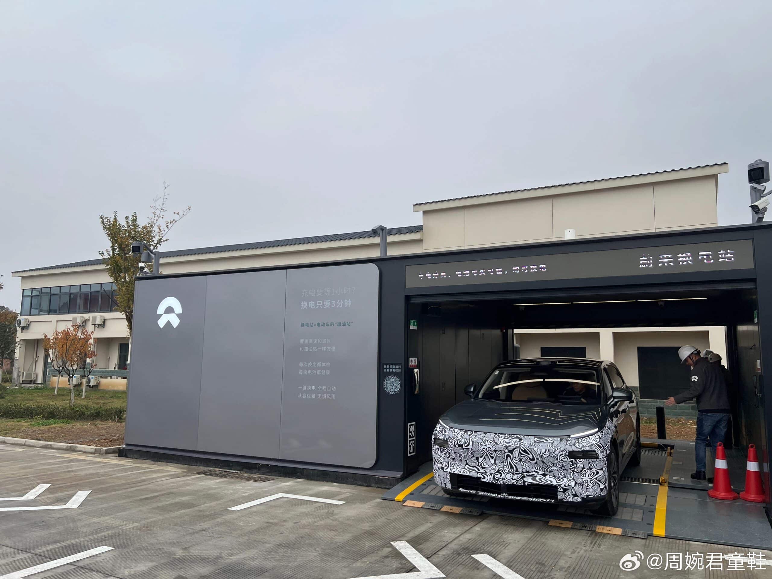 Exeed Exlantix ET in Nio swap station