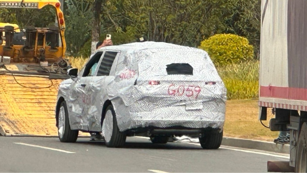 The first Xpeng EREV model was seen during road tests in China