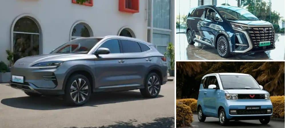 Best-selling sedans, SUVs, and MPVs in China, February 2025