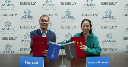 Geely’s Farizon and Jameel Motors International sign an agreement