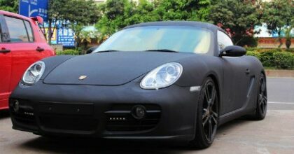 porsche-cayman-matte-black-china-1
